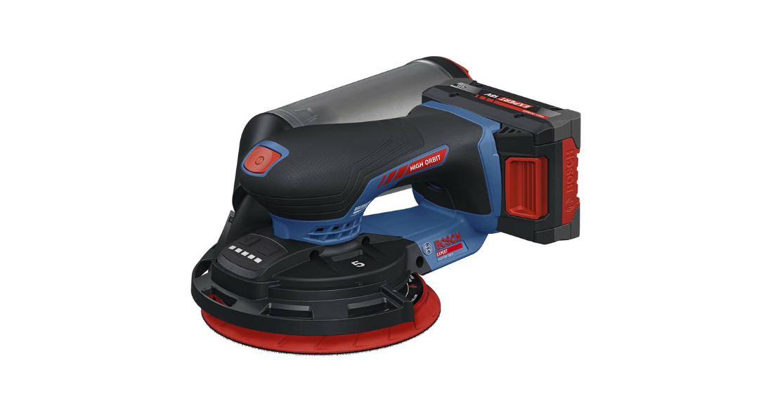 Expert EXEX18V-150-5 : la nouvelle ponceuse excentrique sans-fil de Bosch